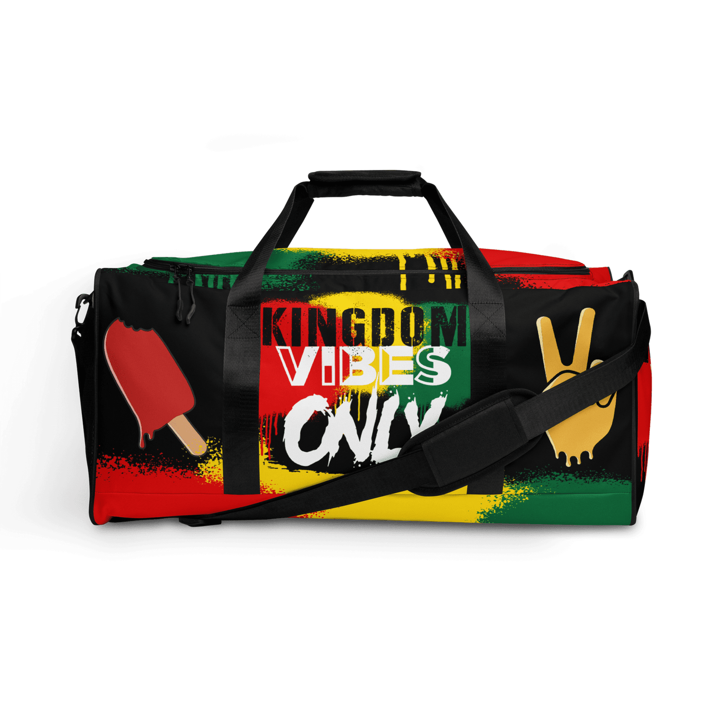 Kingdom Vibes Only | Ethiopian Colors Duffle Bag