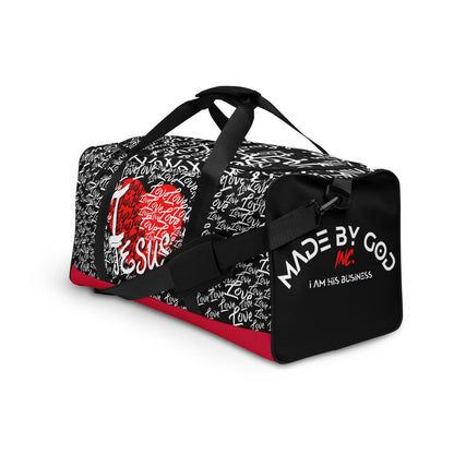 I Just Love Jesus | Red Bottom Edition Duffle Bag