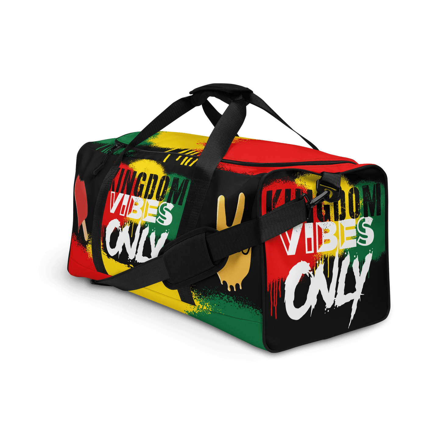 Kingdom Vibes Only | Ethiopian Colors Duffle Bag