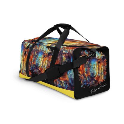 The Lion And The Lamb | Limited Edition Yellow Bottom Duffle Bag