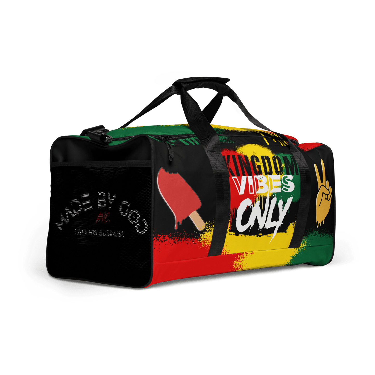 Kingdom Vibes Only | Ethiopian Colors Duffle Bag