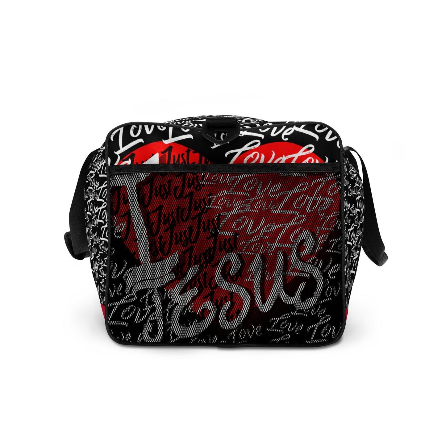 I Just Love Jesus | Red Bottom Edition Duffle Bag