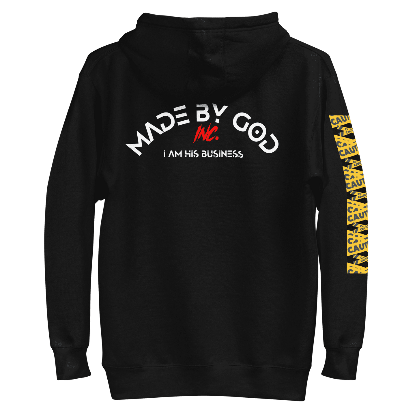 Caution God At Work | Premium Hoodie