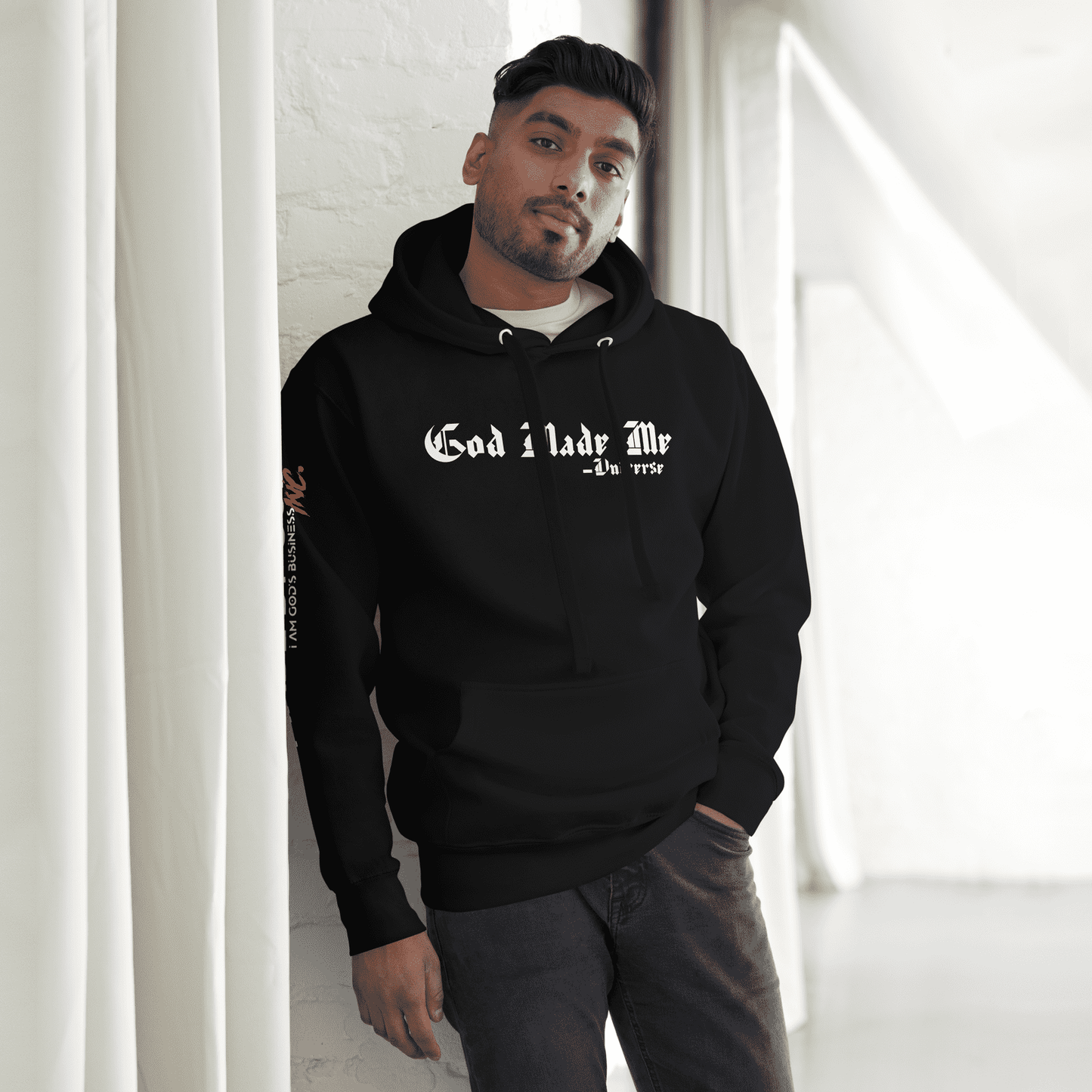 God Made Me - Universe | Premium Hoodie